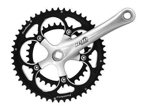 Crank set FCR9F 9-speed 50 34t. 170mm black aluminum