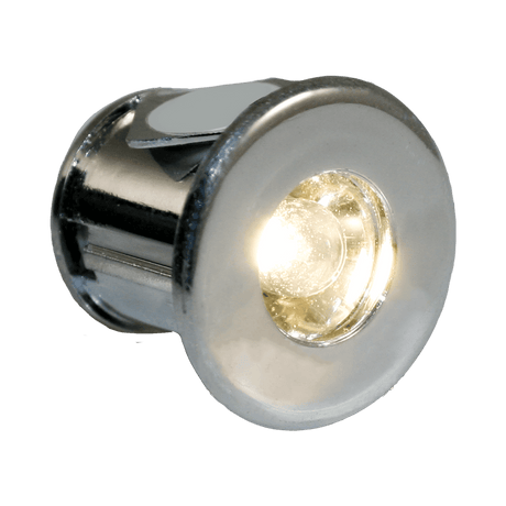 Campio Navigationsleuchte, weiße LED – ECE R10 – Chrom – Set mit 2 Stück