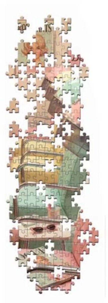 Educa Retro-Glamour-Wohnzimmerpuzzle 1000 Teile mehrfarbig für Kinder