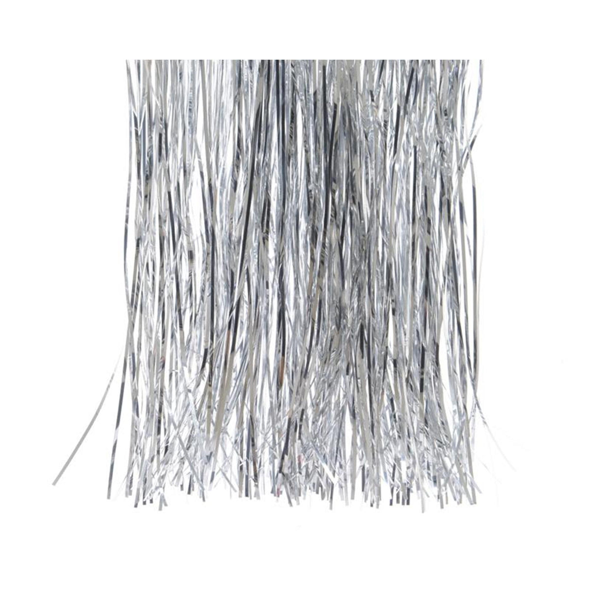 Decoris Lametta Silber H40cm B50cm