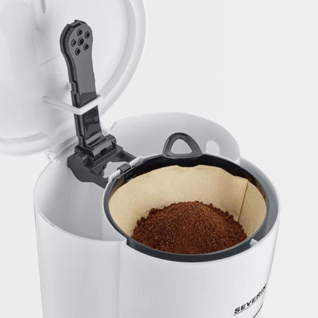 Severin Kaffeemaschine 10-Tassen weiß