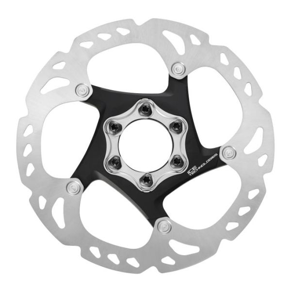 Shimano Bremsscheibe Deore XT 160mm 6-Loch Silber Schwarz