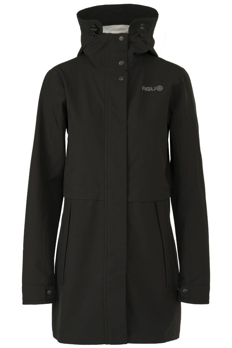 Puch parka regenjas dames zwart