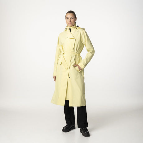 Puch trenchcoat jas lang regenjas dames golden mist