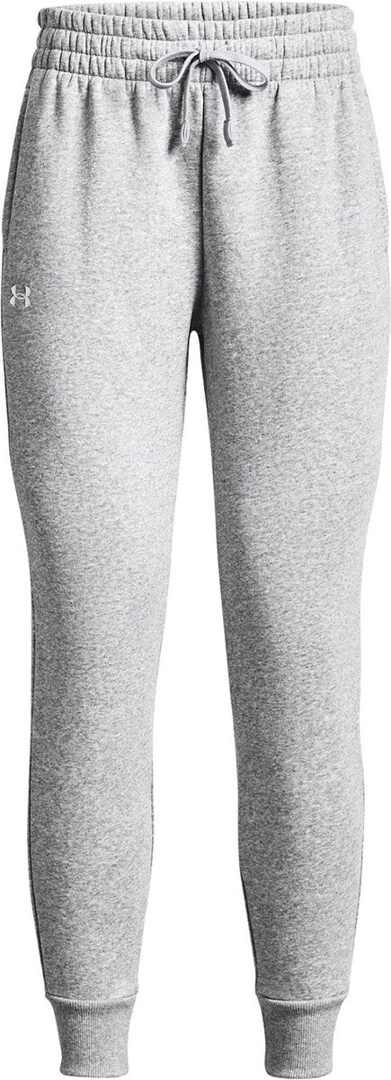 Under Armour UA Rival Fleece Jogger Damen Sporthose – Grau – Weiß