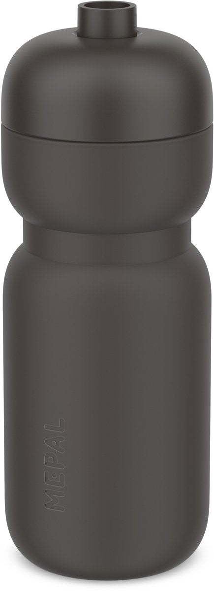 Mepal bidon squeeze sport - 600 ml - knijp en drink - lekdicht ventiel - vaatwasmachinebestendig - drinkflessen - graphite black