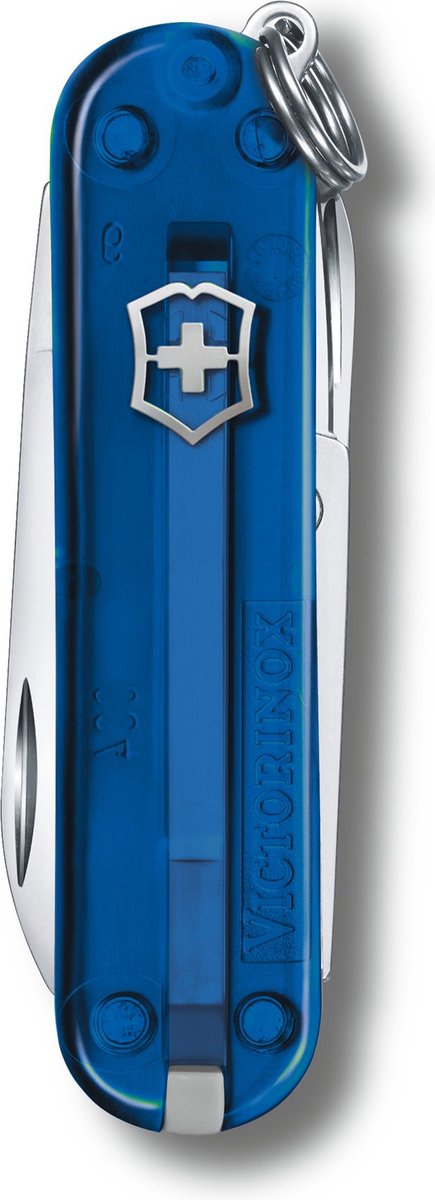 Victorinox klassisches SD transparentes Taschenmesser – Deep Ocean – 7 Funktionen