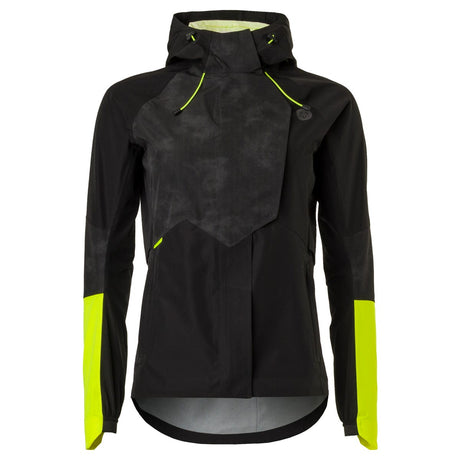 Puch tech regenjas commuter dames hi-vis reflectie hi vis black