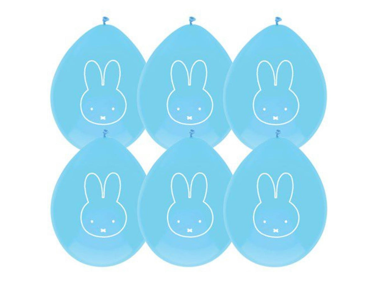 Haza Luftballons Miffy blau, 6 Stk.