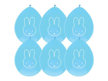 Haza Luftballons Miffy blau, 6 Stk.