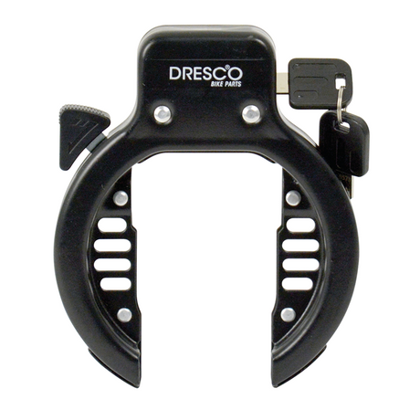 Dresco 2.0 dresco ringslotslot voor fietsen met brede banden - gehard staal - zwart