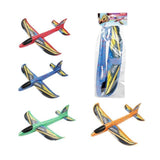 Toi-toys Toi Toys Schaumstoffflugzeug 36cm + Aufkleber