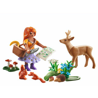 Playmobil-Familienspaß-Kräuterkundler mit Hirsch – 71188
