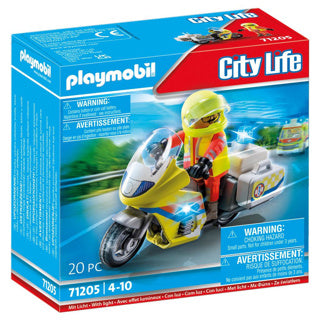 Playmobil 71205 Notfallmotorrad mit Blinklicht