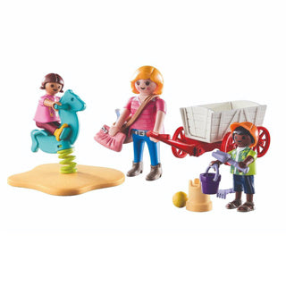 Playmobil Starterpaket Pädagoge mit Bollerwagen – 71258