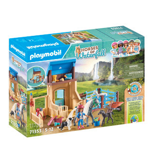 Playmobil -Pferde von Wasserfall Amelia und Flüstern Speelset 71353