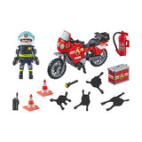 Playmobil 71466 Action Heroes Fire Brigade auf dem Ort des Unfalls