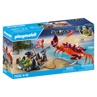 Playmobil-Piraten kämpfen gegen die Riesenkrabbe – 71532