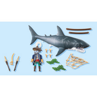 Playmobil 71793 Riesenhai mit Pirat