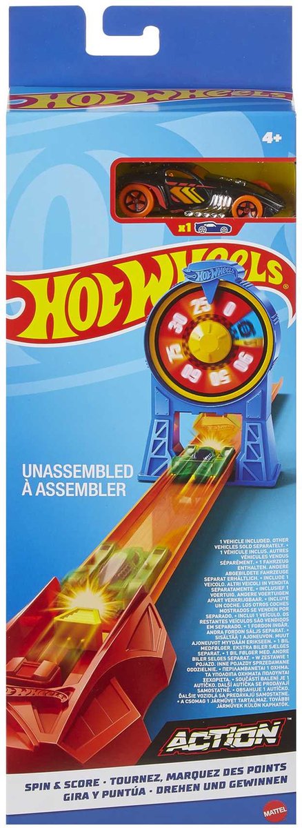 Hot Wheels HDR81, Spielzeugfahrzeug, Spur, 4 Jahre, Kunststoff, mehrfarbig