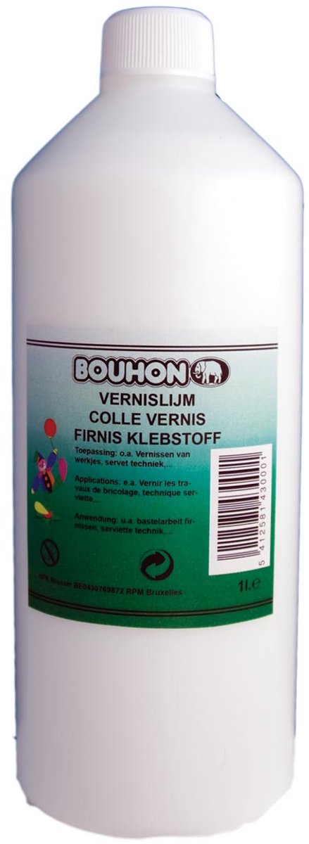 Bouhon-Lackkleber, Flasche mit 1 l