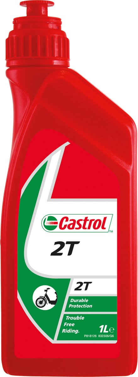 Castrol Oil 2t rotes Motoröl - 1l