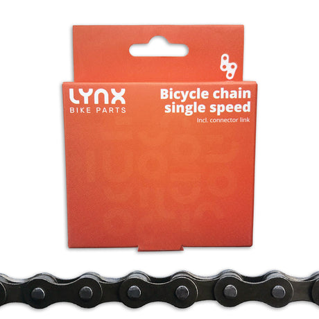 Lynx Fahrradkette - Standard -Halskette, 112 Glieder, 1 2 x 1 8, grau