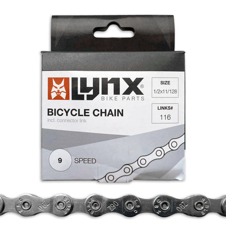 Lynx 9 -geschwindige Fahrradkette 1 2 x 11 128 (116 Links) - verbunden