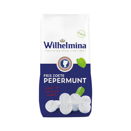 Wilhelmina Pfefferminze veganer Blockbeutel (10x 200gr)