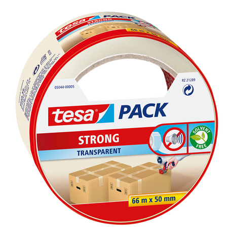 Tesa 1039438 - pack pp str 66m 50mm tr | 6 stuks