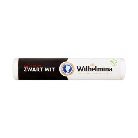 Wilhelmina Schwarz-Weiß-Vegan-Rolle (24x 39gr)