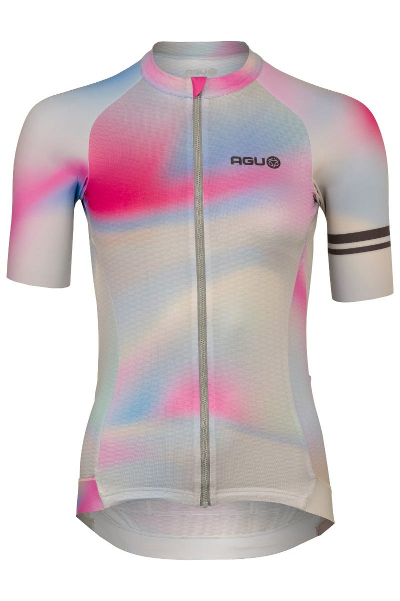 Agu multicolor fietsshirt ss performance dames