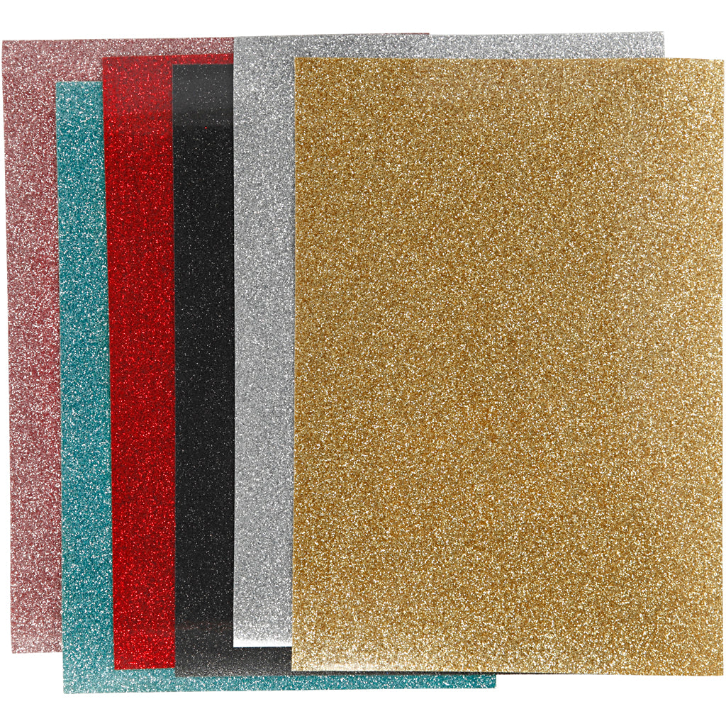 Creativ Company Ricking Foil verschiedene Farben, 6 Blätter