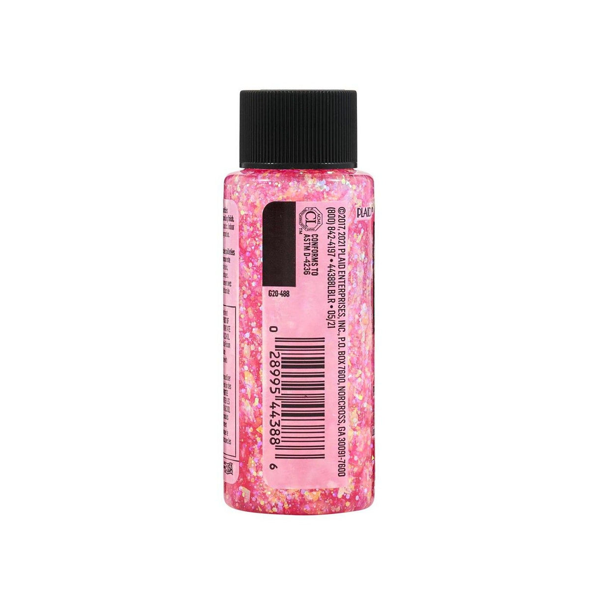 Folkart • Glitzernde Acrylfarbe Neonrosa 59 ml