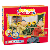 Nachbar und Nachbar-Puzzle 3in1