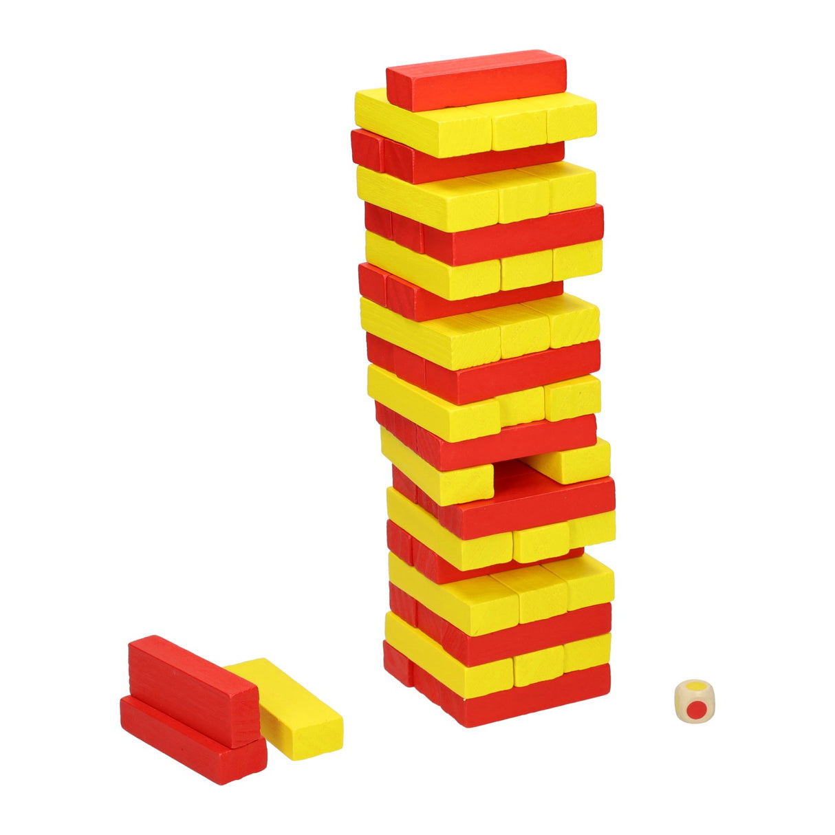 Buurman buurman stapeltoren spel met dobbelsteen
