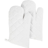 Creativ Company Ofenhandschuh, Größe 18x28 cm, 145 gr, weiß, 2 Stück 1 Box
