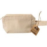 Creativ Company Kosmetiktasche, H: 10 cm, T: 5 cm, B: 14 cm, hell natur, 1 Stück