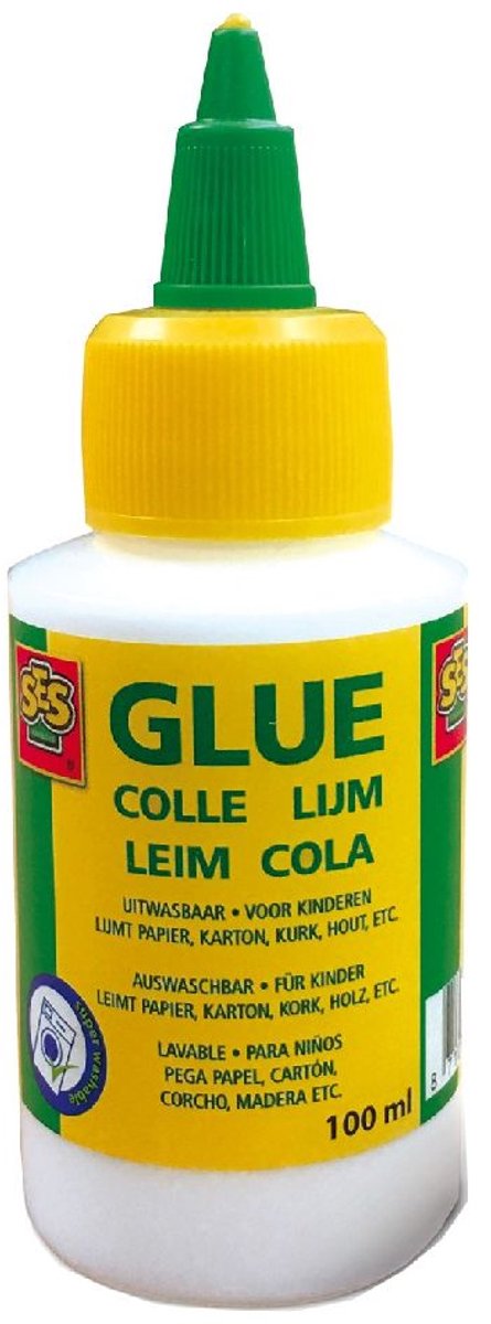 SES -Kleber, waschbar, 100 ml.