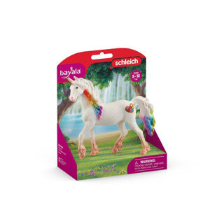 Schleich Bayala Spielfigur - Regenbogen-Einhorn Stute - Fantasy, Einhorn-Kinderspielzeug - 70726