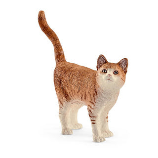 Schleich Bauernhofwelt - Katze - Spielfigur - Kinderspielzeug für Jungen und Mädchen - 3 bis 8 Jahre