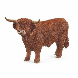 Schleich Bauernhofwelt – Hochlandbulle – Spielfigur – Kinderspielzeug für Jungen und Mädchen – 3 bis 8 Jahre – 13919