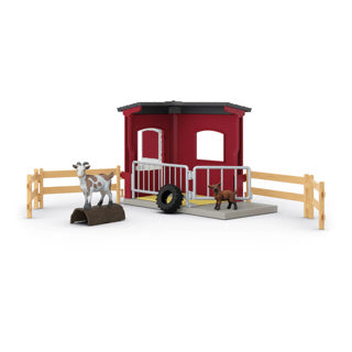 Schleich Bauernhof Welt Ziegenstall 42726