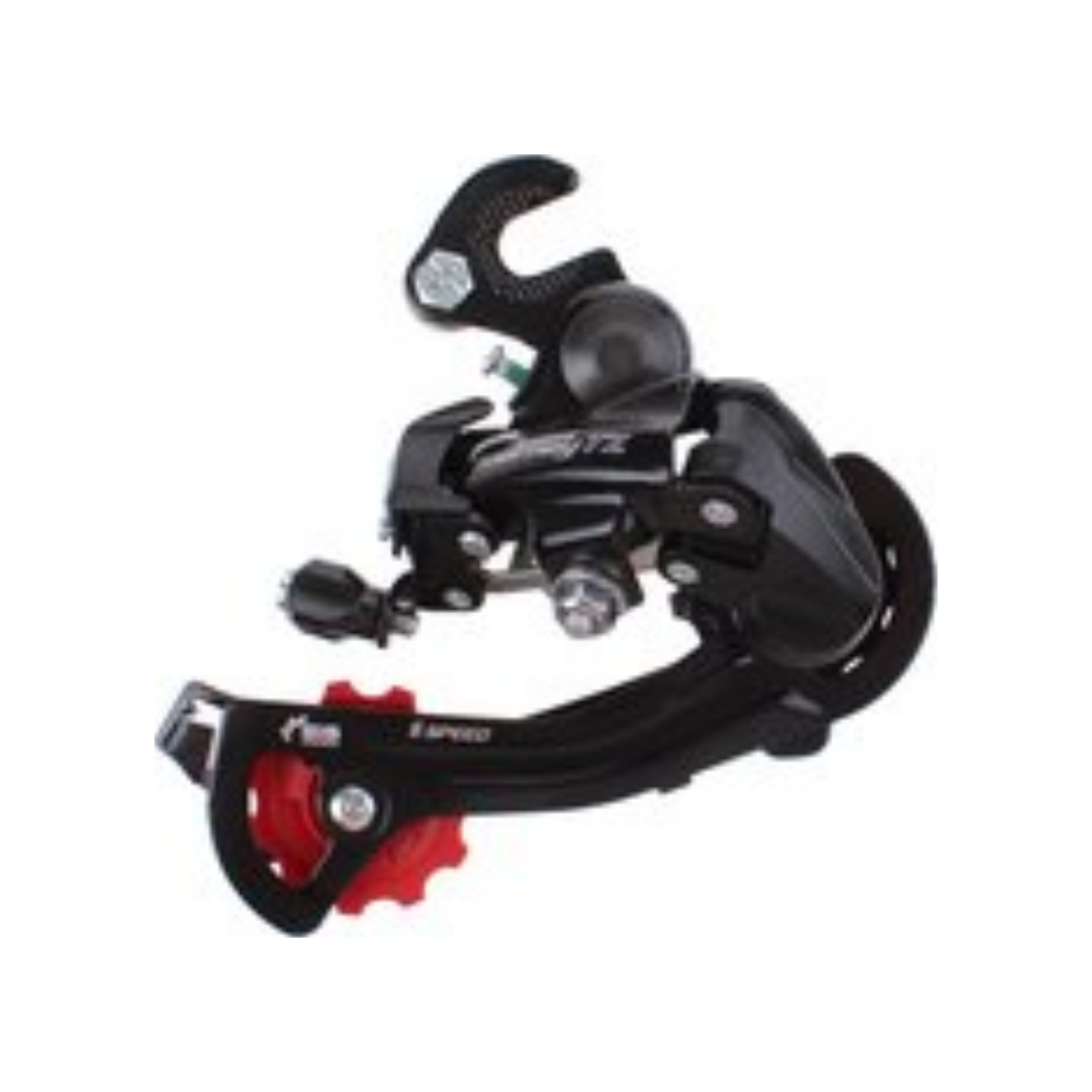 Shimano Tourney Rd TZ500 GS Achter Derailleur, 6-trinns med krok.