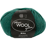 Creativ Company Wollgarn, L: 125 m, grün, 100 gr 1 Knäuel