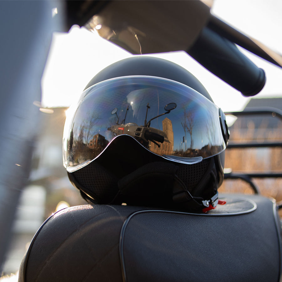 Pro-tect Protect Urban Helm XL für Scooter- und Fahrrad-ECE-Qualitätsmarke Schwarz