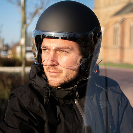 Pro-tect Protect Urban Helm XL für Scooter- und Fahrrad-ECE-Qualitätsmarke Schwarz