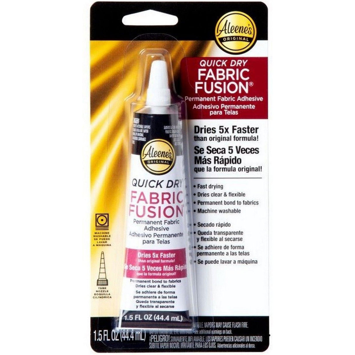 Aleene's • Quicky Dry Fabric Fusion Textilkleber, Flasche 44 ml