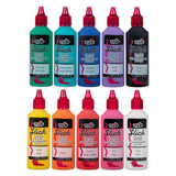 Tulpe • 3D-Textilfarbe 37 ml, Regenbogenfarbenkollektion, 10 Stück.