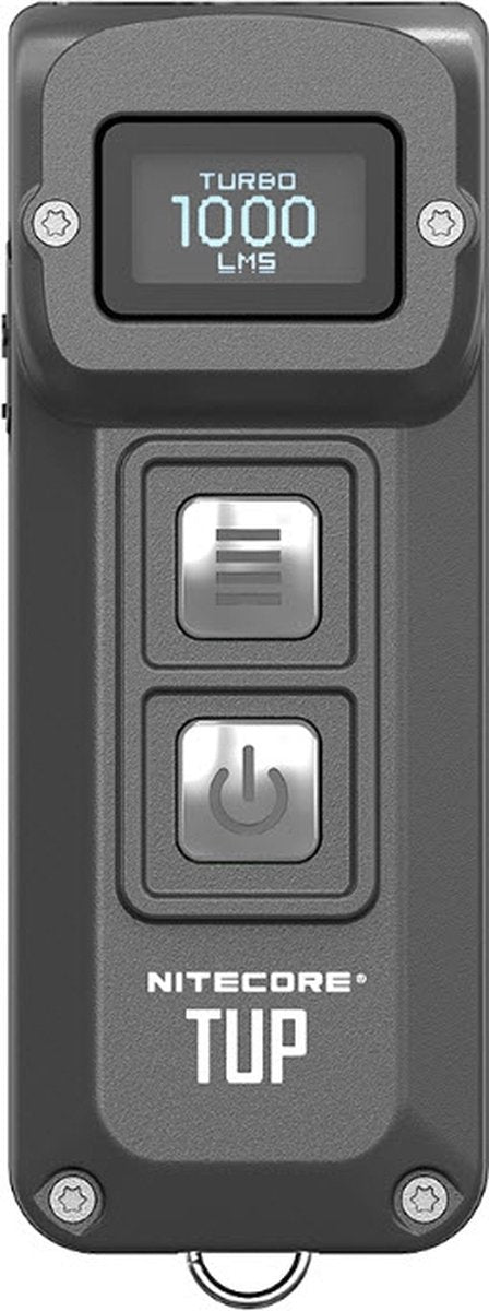 Nitecore Tup Schlüsselanhängerlampe wiederaufladbar grau